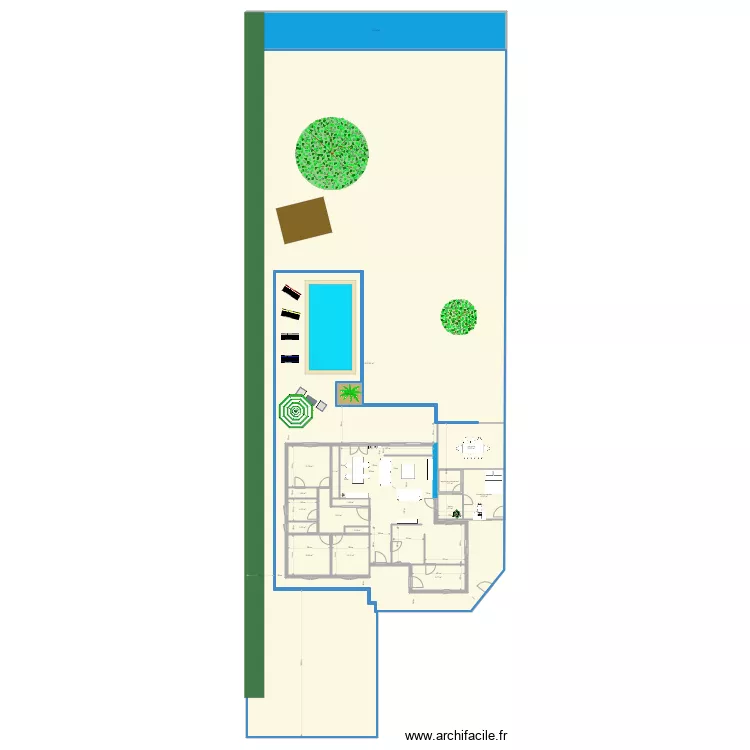 amenagement salon. Plan de 