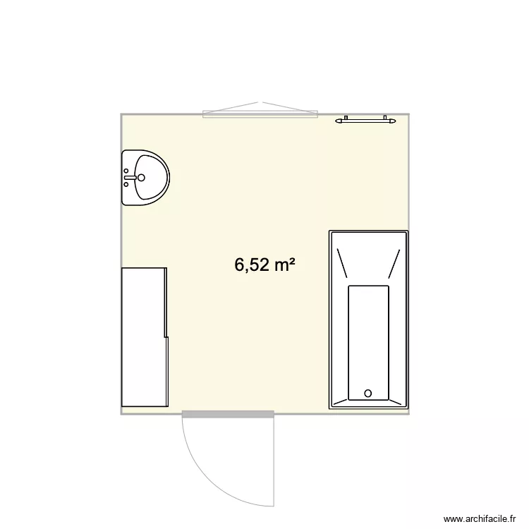 Salle de Bain Saint Martin . Plan de 