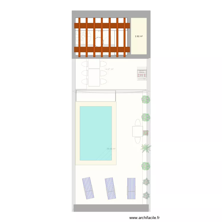 TERRASSE TOITbis2nd toit. Plan de 