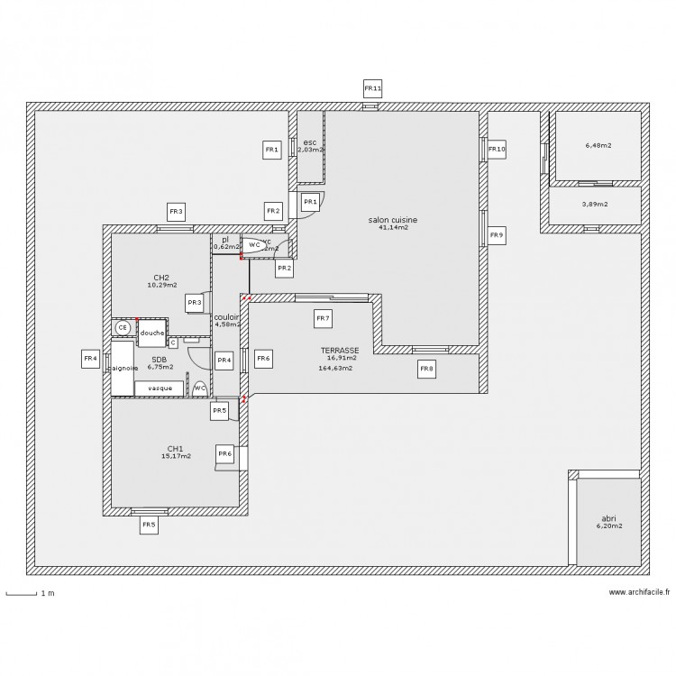 RDCV6-ext . Plan de 0 pièce et 0 m2