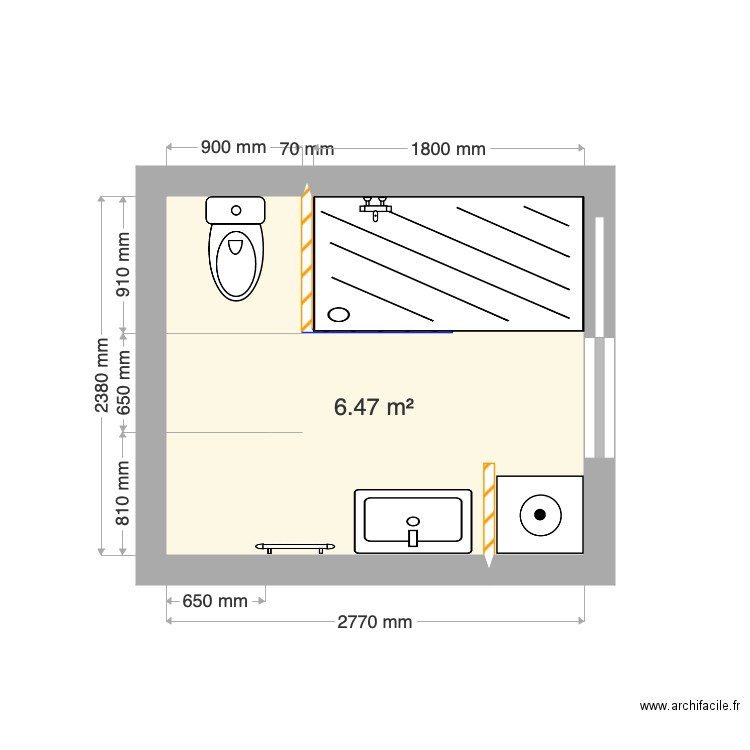 Gravegeal. Plan de 0 pièce et 0 m2