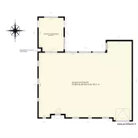 PLAN DE MASSE EXTENSION SALON 2