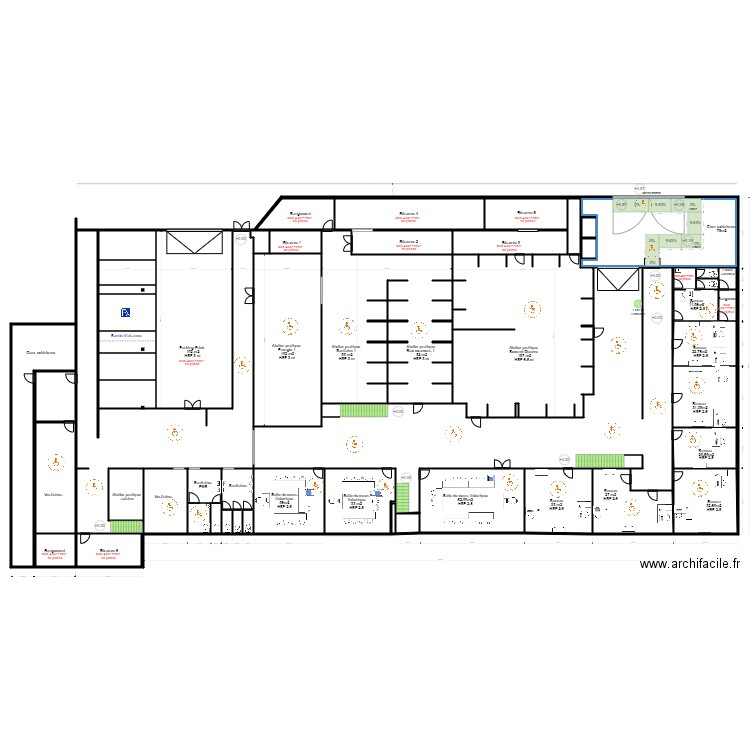 Greta rdc aménagement rdc 4. Plan de 0 pièce et 0 m2