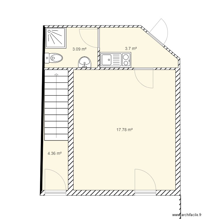 bureau APC 2019. Plan de 0 pièce et 0 m2