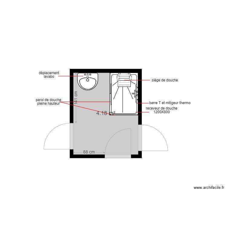 corsan. Plan de 0 pièce et 0 m2