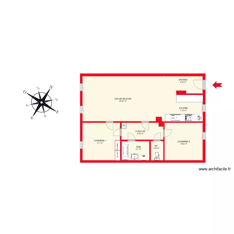 BI 5095 TEST FREDERIC. Plan de 
