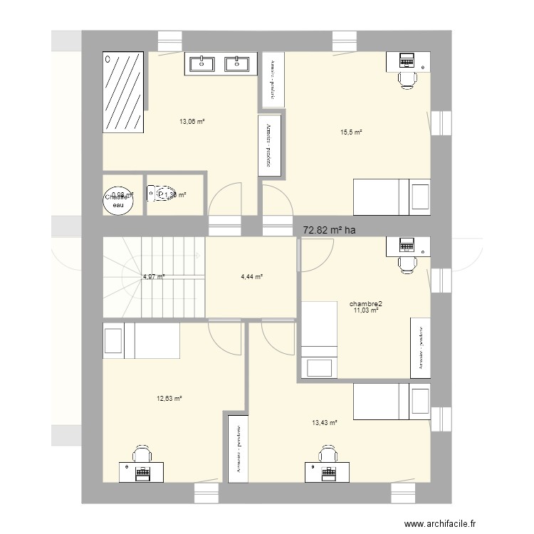 maison 32. Plan de 0 pièce et 0 m2