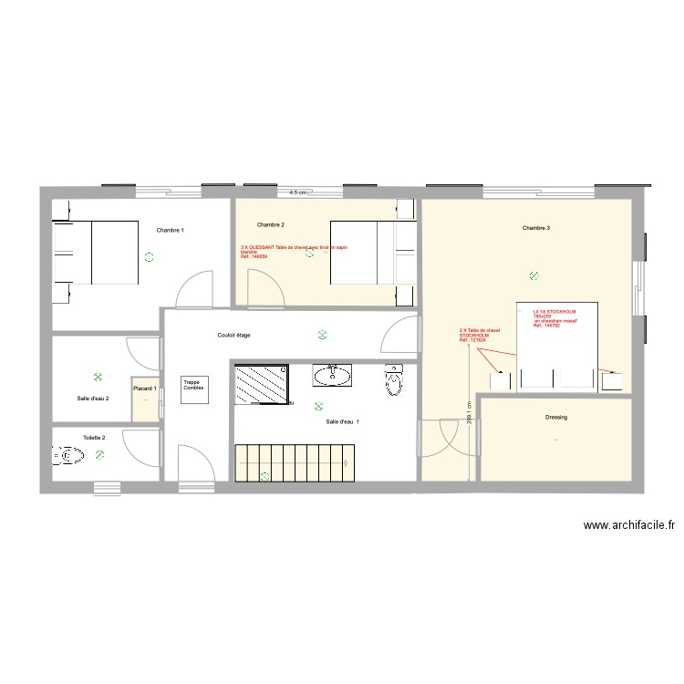 issambres20200512 Etage. Plan de 0 pièce et 0 m2