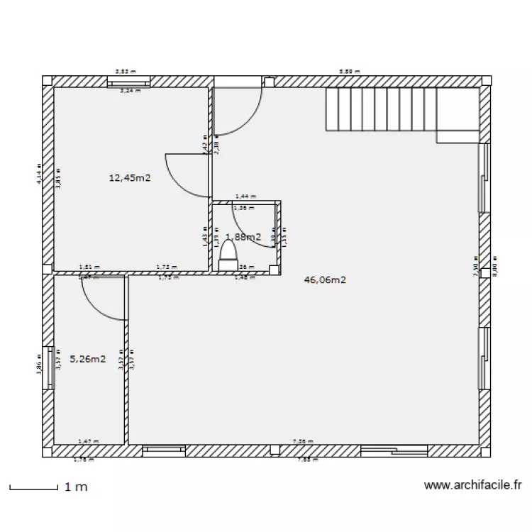 RDC maison fred romain. Plan de RDC maison fred romain. Plan de
