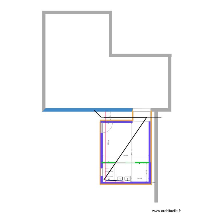 extension richard. Plan de 0 pièce et 0 m2