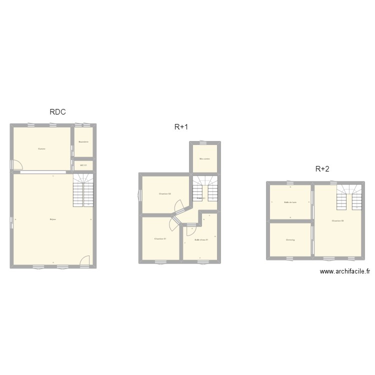 350601750. Plan de 12 pièces et 169 m2