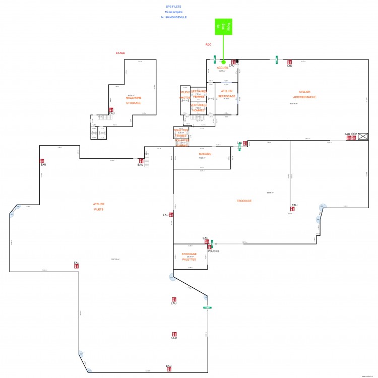 SPS FILETS. Plan de 0 pièce et 0 m2