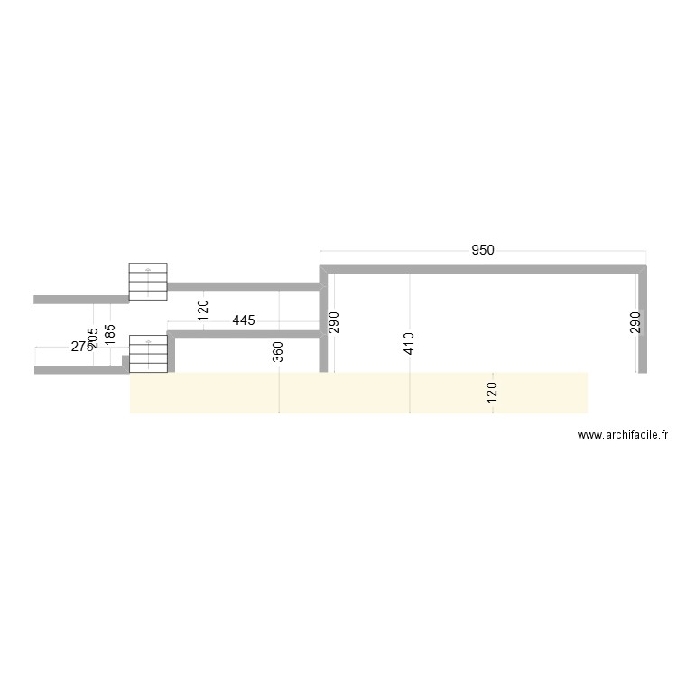 mur eveque. Plan de 0 pièce et 0 m2