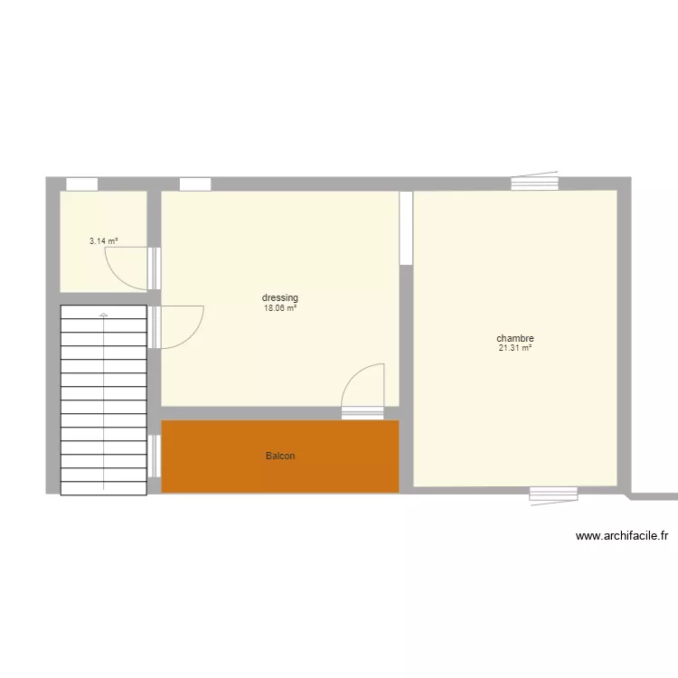 2&egrave;me niveau actuel. Plan de 