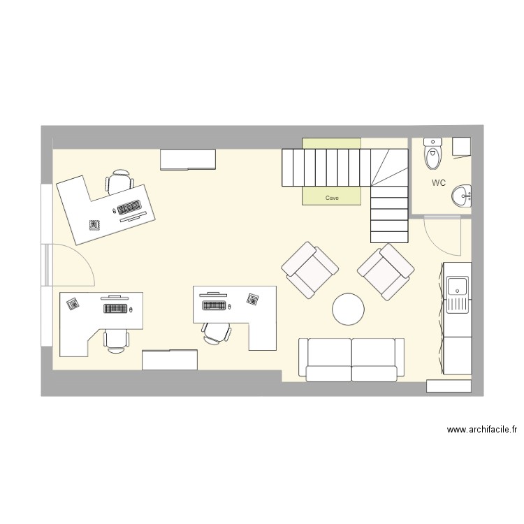 chatelet rez. Plan de 0 pièce et 0 m2