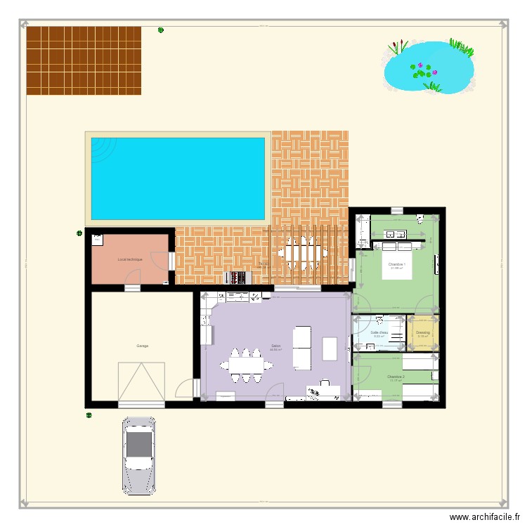 Ma maison. Plan de 0 pièce et 0 m2