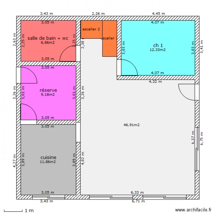 hangar1. Plan de 0 pièce et 0 m2