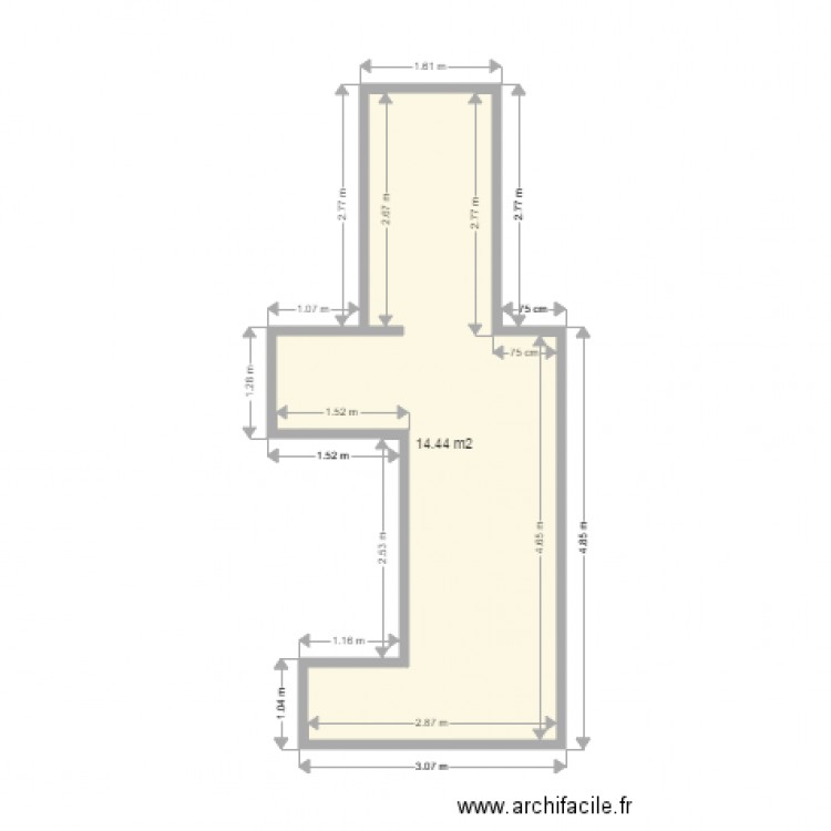 sido. Plan de 0 pièce et 0 m2