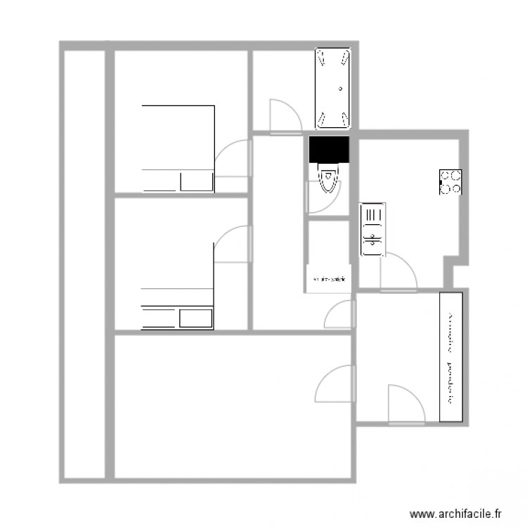 BULLOURDE MATHIEU . Plan de 0 pièce et 0 m2