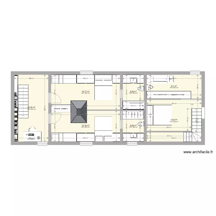 la colombière étage. Plan de la colombière étage. Plan de