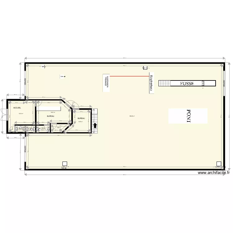 chateauneuf. Plan de 