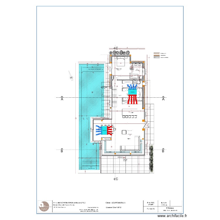 PENINSULA CLIM RDJ. Plan de 0 pièce et 0 m2