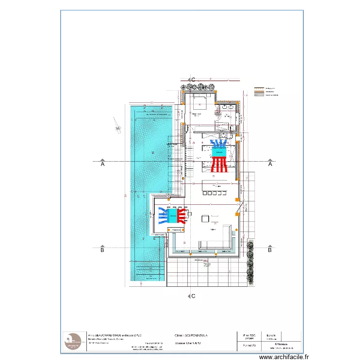 PENINSULA CLIM RDJ. Plan de 