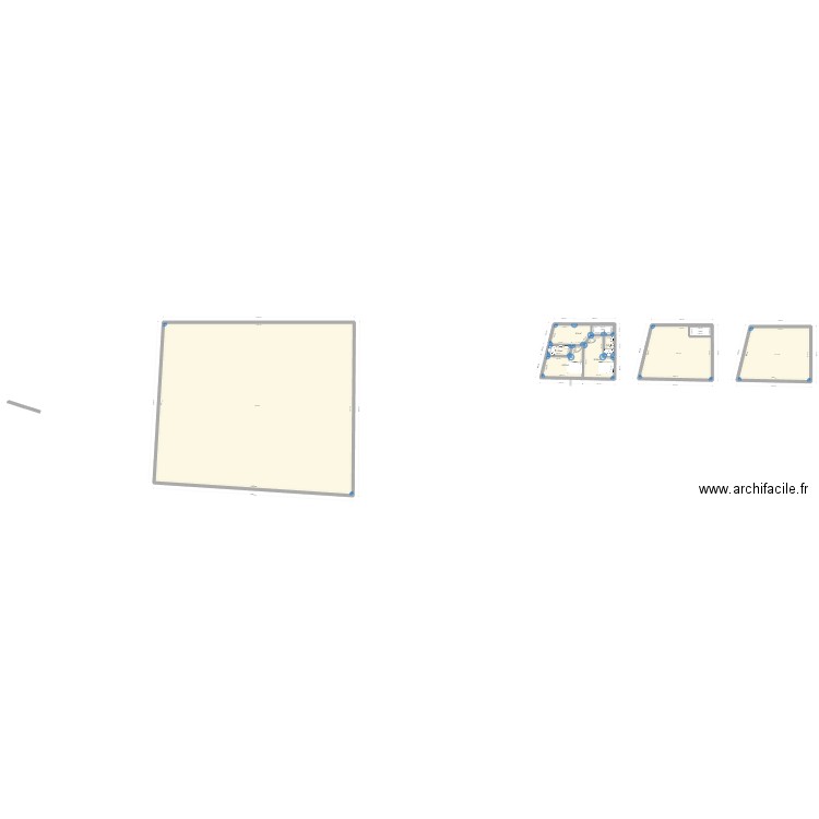 Plan Maison 2. Plan de 21 pièces et 1984 m2