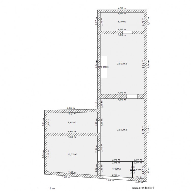 troglo. Plan de 0 pièce et 0 m2