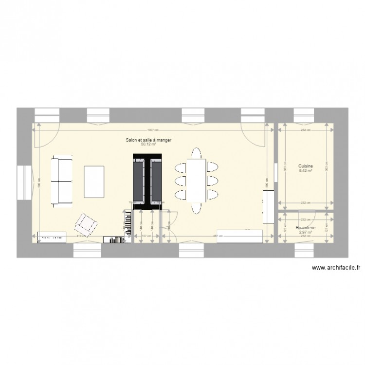 RDC. Plan de 0 pièce et 0 m2