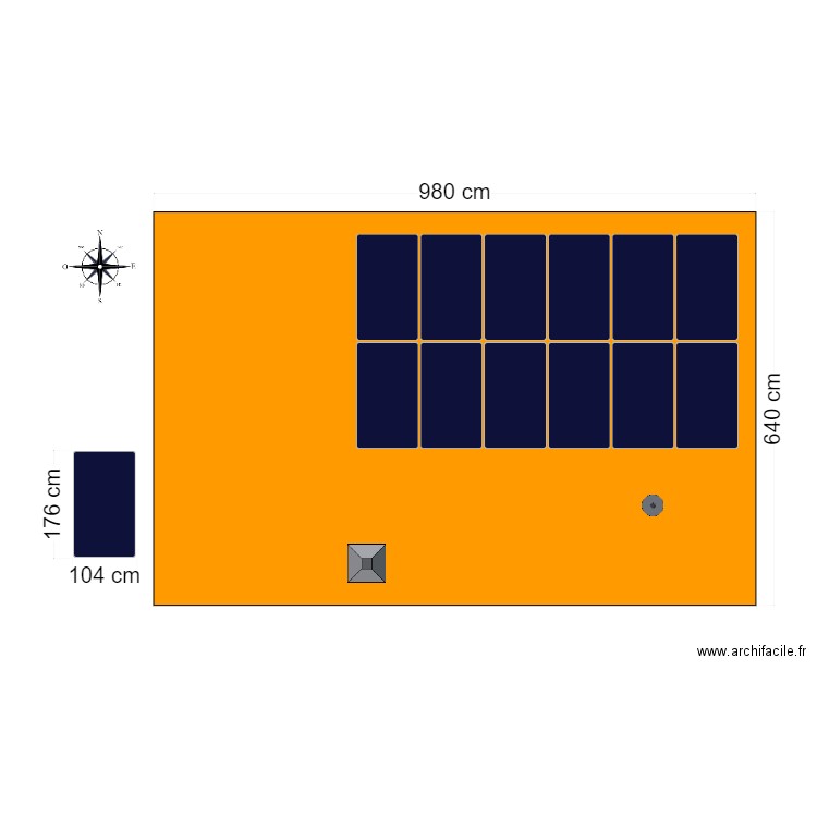 CALEPINAGE M.SONZOGNI. Plan de 0 pièce et 0 m2