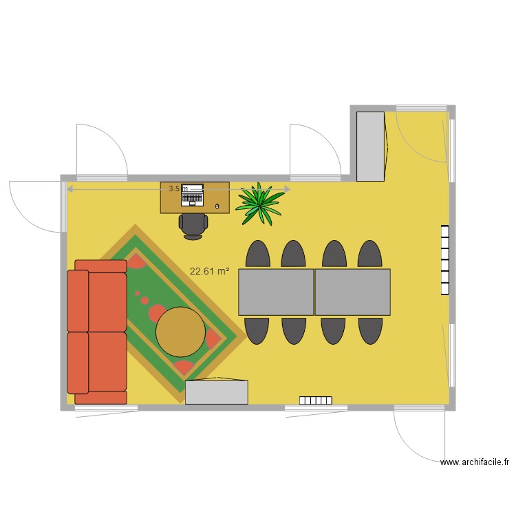 Accueil de jeunes CAPS. Plan de 0 pièce et 0 m2