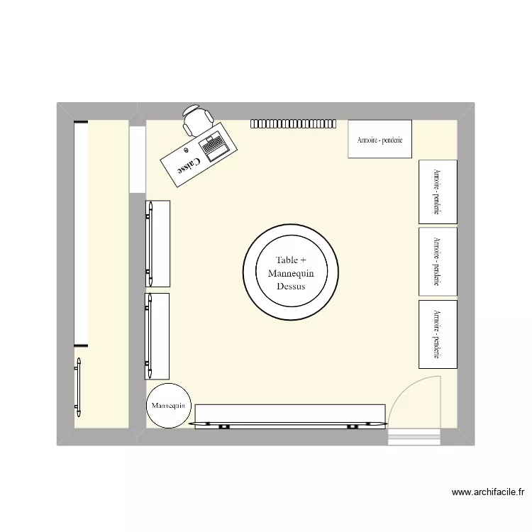 Plan de masse magasin mixte GCIF. Plan de 
