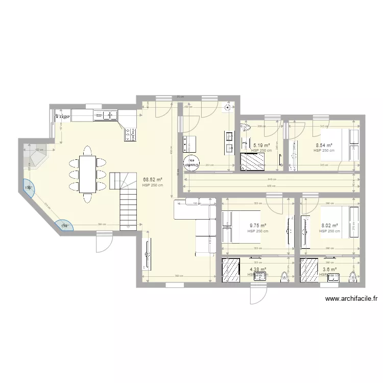 c&eacute;glie Messapica  Puglia apr&egrave;s transformation. Plan de 