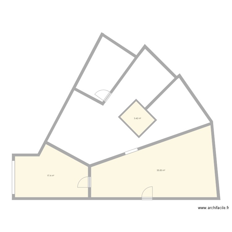 maison 1. Plan de 0 pièce et 0 m2