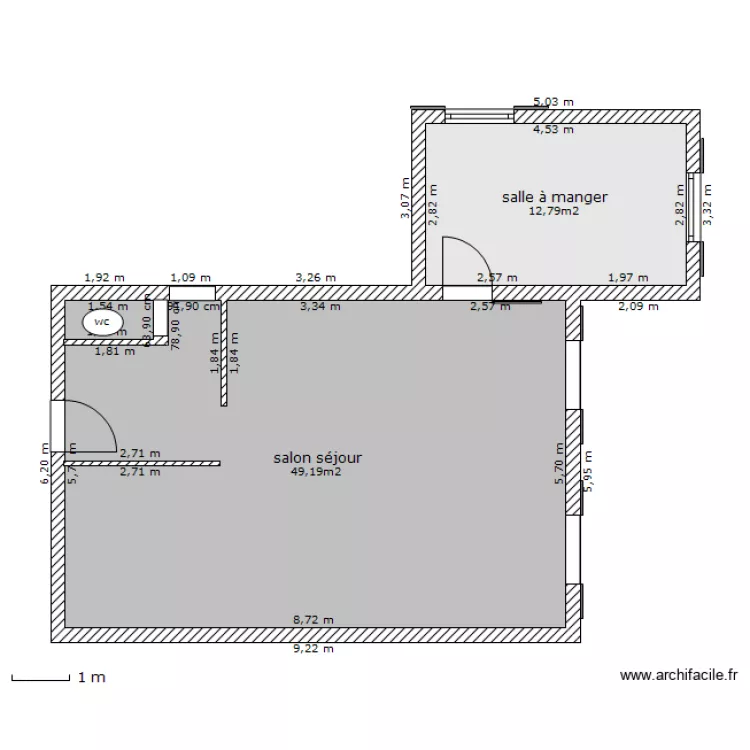 rez de chaussé. Plan de rez de chaussé. Plan de