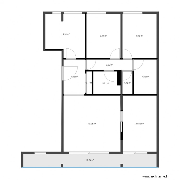 2e appartement c. Plan de 0 pièce et 0 m2