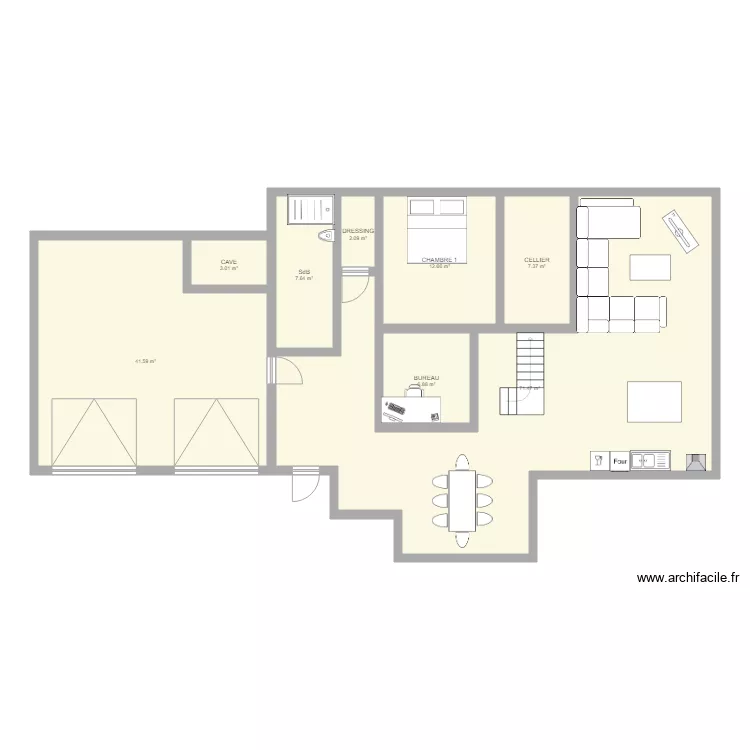 rez de chausse. Plan de rez de chausse. Plan de