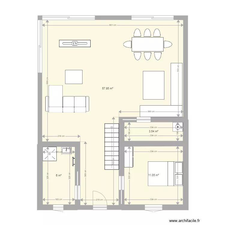 MAISON CONCHE 2 . Plan de 