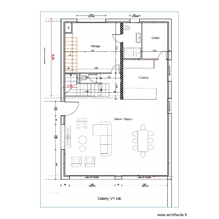 celony rdc garage. Plan de celony rdc garage. Plan de
