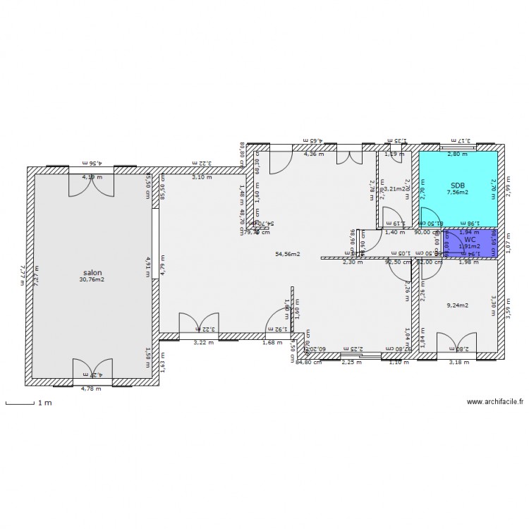 ST MITRE  CUISINE  Nos Mesure RDC. Plan de 0 pièce et 0 m2