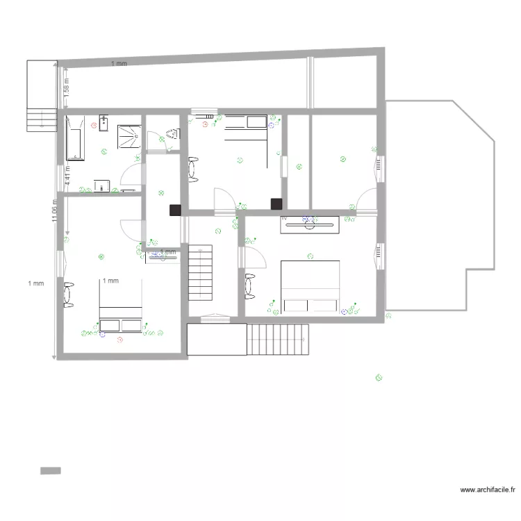 Plan etage electrique. Plan de Plan etage electrique. Plan de