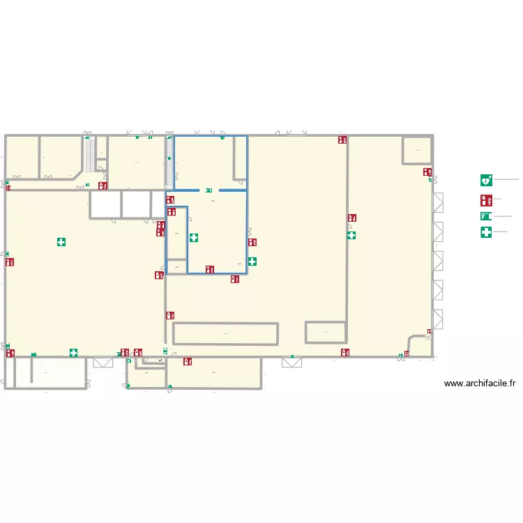 LP  Plan extincteurs. Plan de 