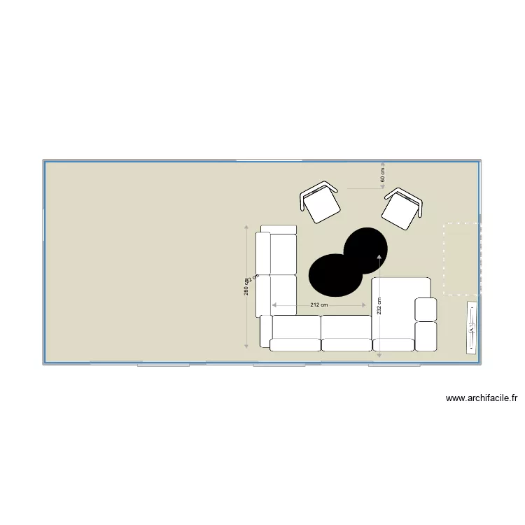 SALON PARIS MOROSO. Plan de 