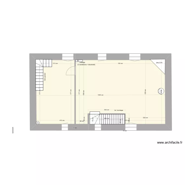 2EME ETAGE 042022. Plan de 