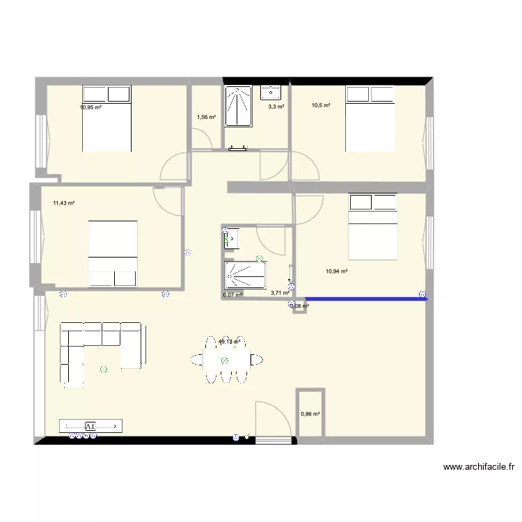 paul doumer. Plan de 