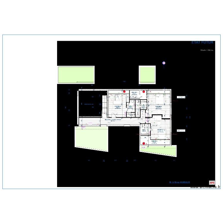 aumiaux élec étage. Plan de 0 pièce et 0 m2