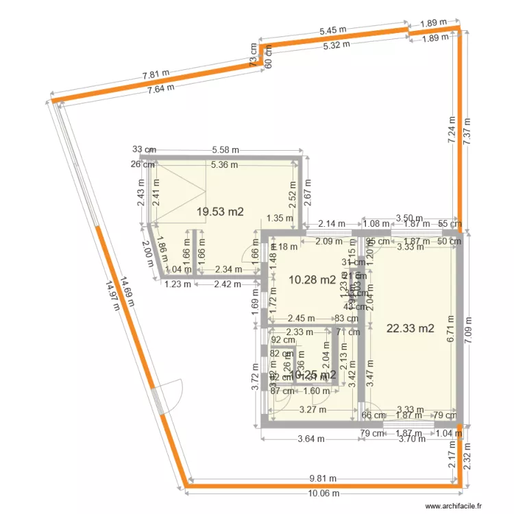 Le Terrain et la Maison . Plan de Le Terrain et la Maison . Plan de