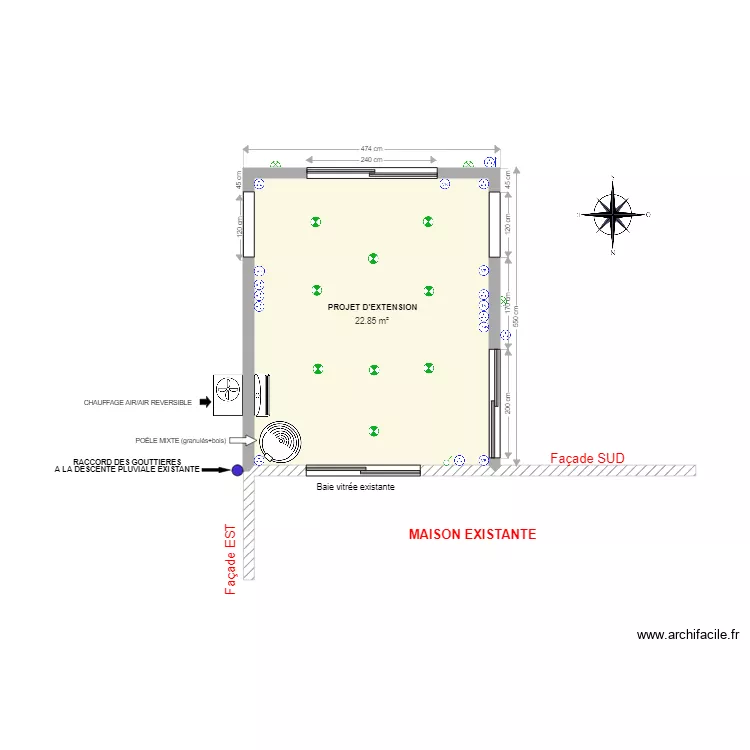 PCMI O Vue en plan sans cacahu&egrave;te. Plan de 
