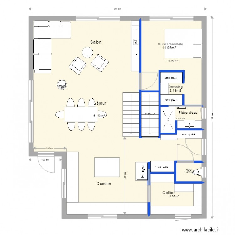 rossy DRESSING BIS. Plan de 0 pièce et 0 m2